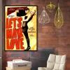 Film classico 50S Poster vintage Casablanca/Red Dust Film HD Stampato Wall Art Pictures Canvas Painting Room Decor Regut