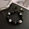 New Chinese Style Mens Woven Beaded Bracelet Trendy and Cool High-end Feel for Good Luck Gift Accessories Boyfriends