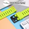 24 -mm -Schnellveröffentlichungs -Silikongurt für Suunto D7 Computer Watch Band Gummi -Sport -Wasserdichter D5 Männer Uhrzubehör Uhrzubehör