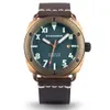 Vintage bronzen horloge automatische militaire duiker kijkt naar mannen sport 45 mm mechanische polshorloges kursk lumineuze klokken stalingrad