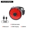 Mini LED Bicycle Tail Light Usb Chargeable Bike Rear Lights IPX4 Waterproof Safety Warning Cycling Light