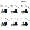 6Pairs Brake Disc Road Bike Brake Pads for Shimano XTR-M9100,Dura Ace R9170, GRX RX400, BR RS305,405,505,805,R310,R510