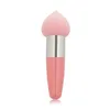 1PC Fashion Colorful Soft Beveled Sponge Foundation Blender Handle Puff Smooth Concealer Brush Makeup Tools