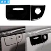 För Mercedes Benz E-Class W211 03-09 Piano Black Co-Pilot Storage Box Key Lock Trim Strips Interior eftermontering Tillbehör klistermärke