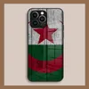 Algeria Flag Phone Case Temeled Glass for iPhone 12 14 13 11 Pro XS Max Plus Mini X XR 8 7 6S SE2020 COQUE