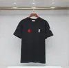 NEW mens basic t shirt womens designer double embroidered badge 100% Cotton tshirts men s graphic tees summer US SIZE 2XL