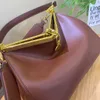 Vela Autumn/winter Handheld Shoulder Diagonal Straddle Bag Leather Inside Outside Customized High Quality Clip on Bag 240415