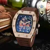 2023 Multifunzione Multi-Funzione Automatico Mens Top Luxury AAA Mens Watch Dragon Dragon Tiger Diamond Pattern