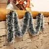Decorative Flowers 5pcs 2M Christmas Chunky Tinsel Tree Bow Ornament Decoration Xmas Garland Party Supplies 6.5Ft Wedding