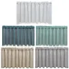 Window Panel Sheer with Tassels Washable Polyester Glass Door Short Curtains Home Decor