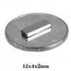 20pcs 12x4x2 mm Magniques puissants Feuille de 12 mmx4 mm aimant permanent 12x4x2mm Minette de néodyme mince Strong 12 * 4 * 2 mm12 * 4 * 2 mm