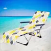 Strandstol handduk täcke lounge stol täckning poolstolstol täcke semester solbad mjuk och snabb torkning fällbar dammtät