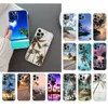 Étui de téléphone pour iPhone 15 14 13 12 11 Pro Max 12mini 14 Plus Palm Tree Summer Beach Sea Mobile Phone Case Funda