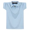 Polos pour hommes Polo à manches courtes à manches courtes Businet Casual Half Top Color Color Slim Fit