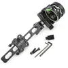 Archery Compound Bow Sight 0.019 Fiber with Sight Light Micro Adjustment Up Down Left Right Shooting Hunting Bow Accessories