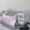 6 I 1 Cavitation Lipo Laser Slimming Skin Drawning System RF Vakuum Kavitation Fat Reduction Cellulite Borttagning Maskin