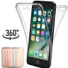 Copertura del corpo completo 360 ° Custodia morbida in silicone trasparente per iPhone 13 12 Mini 11 Pro XS MAX X XR SE 2 3 7 8 Plus Ultra Shin shell 11 12