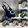 15A Dress Ballerina Ballet Flats Rhinestone Designer Women Mary Jane Baotou Sandals Patent Leather Luxury Single Comfort Loafers Slides Round Girls Shoes 01