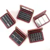 Butelki do przechowywania puste magnetyczne pudełko zastępcze Blush Wysoka światło z lustrem DIY Free Comszadow Case 12PCS