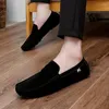 Chaussures décontractées Fashion Mens Business Soft Soft Soled Non-Slip Breathable All-Match Man Footwear Black Men Cuir