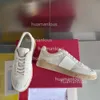 White Up Valenstino Buty koronkowe skórzane designerstwo