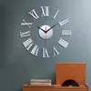 3D große Wanduhr Spiegel Wandaufkleber kreative DIY Wanduhren Modernes Design Stummes Quarz Nadel Uhr Reloj de Pared 40-100 cm