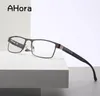 Solglasögon Ahora anti Blue Light Blocking Men Metal Optical Reading Glasses Linser Diopter100 150 200 250 300 350 402606125