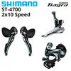 Shimano Tiagra 2x10 Speed 4700 GroupSet Road Bicycle FD + RD + ST RD-4700 SS/GS Derarilleur posteriore Nuove parti di bici originali