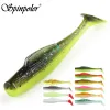 Spinpoler TPE/TPR Paddle Tail Soft Fishing Lure 6cm 1.7g Swimbait Wobbler Artificial Bait Silicone Bass Trout Walleye Jig Tackle