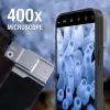 400x Phone Micro Perh Camera Lenti Allegata per lenti con luce a LED per iPhone 14 13 12 11 Pro Max Microworld per bambini adulti