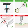 Fish Hook Remover Tools,Handheld Digital Fish Scale Squeeze-Out Fish Gripper Fishing Combo Kit Fish Tackle Accessories