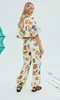 Trendy 2024 Designer Dress Summer Nieuwe print Casual Set Losse veelzijdig shirt+brede pootbroek