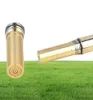 Gold Plated Laser Pointer Pen 10 Mile mest kraftfull blå laserpekare med metalllådans laddningsglas5085159