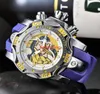 2021 New Men039S Sports Quartz Assista Fashion Casual Comic Watches Designer Male Wristwatch5201210