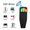 Electromagnetic Field EMF Meter Ghost Hunting Detector Portable EMF Magnetic Field Detector 5 LED Meter