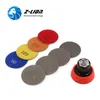 Z-LION 2" Diamond Electroplated Polishing Sanding Pad With Backing pad For Glass Concrete Marble Granite Flexible Polish