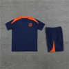 2024 Cup Holanda Jersey Tamanho 21 De Jong Tamanho 9 Van Persie Treinando Jersey Futebol Jersey para adultos crianças