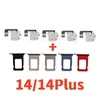 Alisunny 5set Dual SIM Card Bandeja + Leitor para iPhone 14 Plus Pro Max Slot Slot Fix Peças