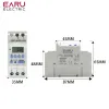 DIN RAIL THC 15A TYPE 2 WIRE WIEDLY 7 Days Programmable Time Time Time Timer Control Control AC 220V 230V 12V 24V 48V 16A