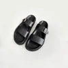 Slippers Sandals Slides Female Fashion Banquet Outside Wear Bottom Bottom Beach Word Leather Leather 35-41