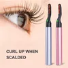 Elektriska ögonfransar Curler Portable Pen Safety Heated Eye Lashes Curling ympning långvarig sminkverktyg Elektriskt ögonfransklipp