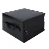 DVD Binder 520 Discs Portable CD DVD Wallet Holder Holder Bag Case Album Organisator Media Storage Box (Black)