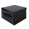 DVD Binder 520 Discs Portable CD DVD Wallet Holder Bag Case Album Organizer Media Storage Box (Black)