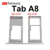 Pièces de remplacement du plateau SIM 1PCS pour Samsung Galaxy Tab A8 SM-X205 X200 10.5 "MicroSD Carte Slot Slot