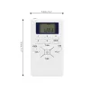 Radio Small Radio Mini Stereo Digital Display Battery Operated Conference Receiver Portable Audio Apparatuur voor Home