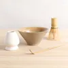 Tee -Sets luwu 4pcs/set Keramik braune Matcha -Tee -Set -Schüssel für Accessoires 250 ml