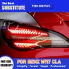 ベンツW117 CLA180 CLA220 CL​​A260 CLA LED TAIL LIGHT 13-19 TAILLIGHTS BRAKE REVERSE PARKINGRANNIGHTライトのためのカーアクセサリーリアランプ