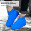 Scarpe da pioggia impermeabile Copertura riutilizzabile per la protezione per pioggia protettore stivali da pioggia in gomma resistenti per scarpe da donna Copertine accessori