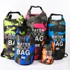 2L/20L/30L Outdoor Camouflage Polyester Dry Bag Waterproof Shoulder Bucket Lightweight Drifting Beach Swimming Pool Bag X413A