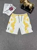 New Men's Shorts Designer de moda Casual Shorts Classic Bordado Borded Letters Impresso Letters Summer Secy Swarywear calças de praia Asiático M-3xl #GH59
